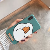 Funny Lovely Duck Painting Phone Case