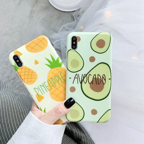 Summer Fruit Avocado Phone Case