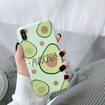 Summer Fruit Avocado Phone Case