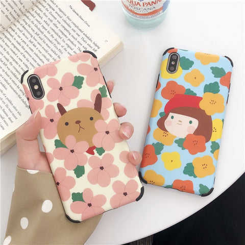 Colorful Flower Soft IMD Phone Case