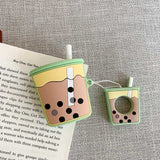 Funny Milk Tea For Airpods Case