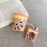 Funny Milk Tea For Airpods Case