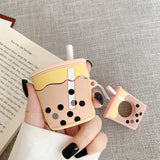 Funny Milk Tea For Airpods Case